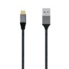 Aisens Cable USB 3.1 Gen2 Alu 3A CM-AM Gris 1.5M