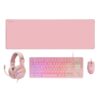 MARS GAMING Combo Gaming MCP-RGB3P 4EN1 Rosa