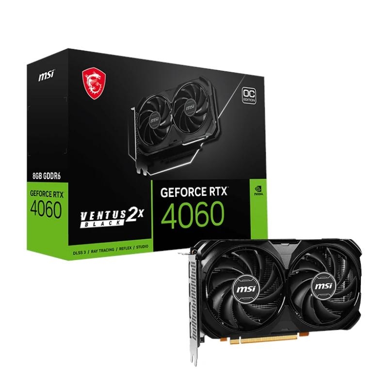 MSI VGA NVIDIA RTX 4060 VENTUS 2X BLACK 8G OC MSI VGA NVIDIA RTX 4060 VENTUS 2X BLACK 8G OC