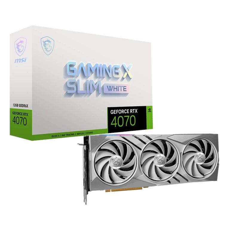 MSI VGA NVIDIA RTX 4070 GAMING X SLIM WHITE 12G MSI VGA NVIDIA RTX 4070 GAMING X SLIM WHITE 12G