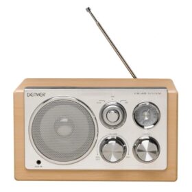 Denver TR-61LIGHT Radio diseño inteligente Madera