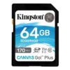 Kingston Canvas Go! Plus SD 64GB class 10 U3 V30