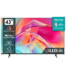 Hisense 43E77KQ TV 43" QLED 4K STV 3xHDMi 2xUSB Wi