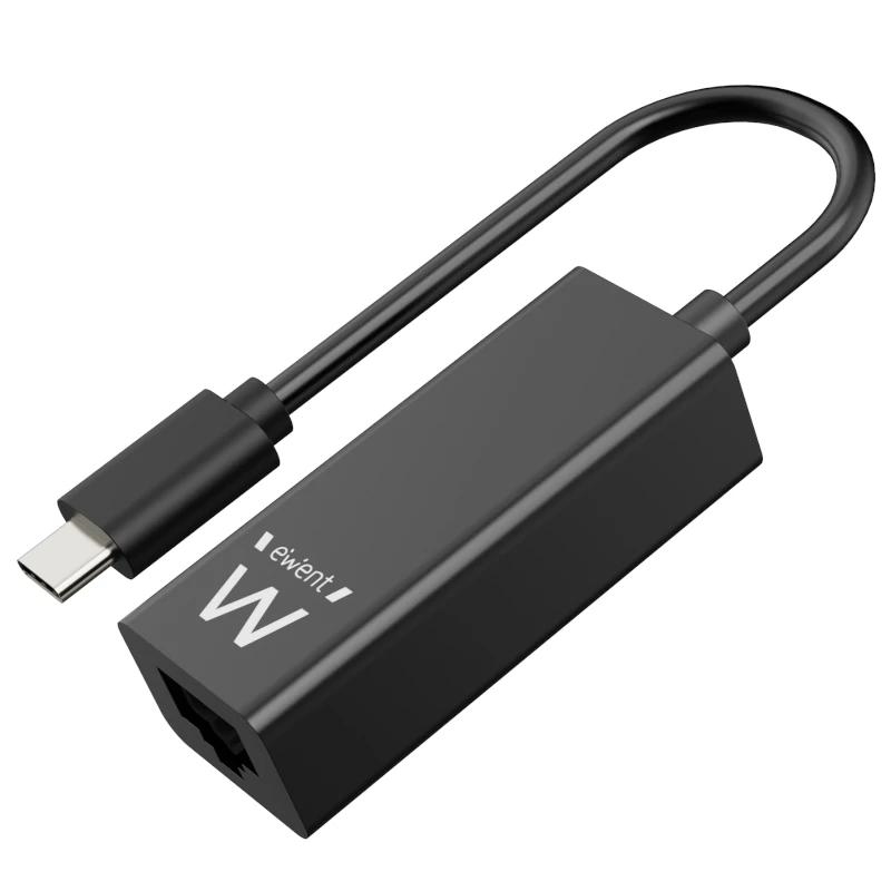 EWENT ADAPTADOR DE RED GIGABIT USB-C EWENT ADAPTADOR DE RED GIGABIT USB-C